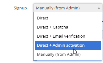 User registration in TalentLMS