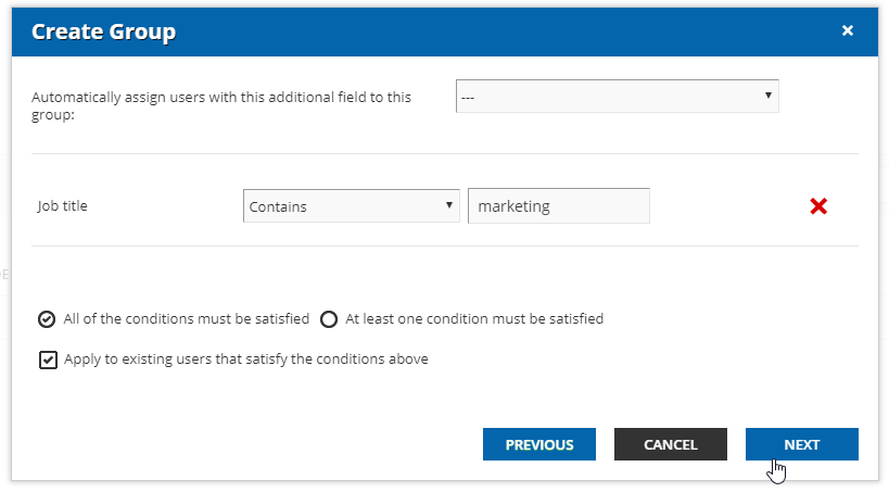 Creating groups in Docebo LMS