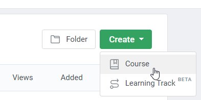 Creating a course in iSpring Learn LMS