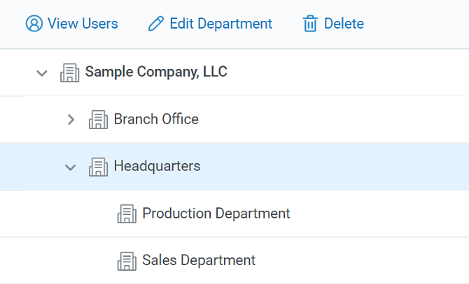 Building an organization’s structure in iSpring Learn LMS