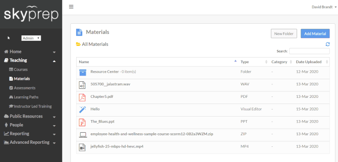 Adding assessments in SkyPrep