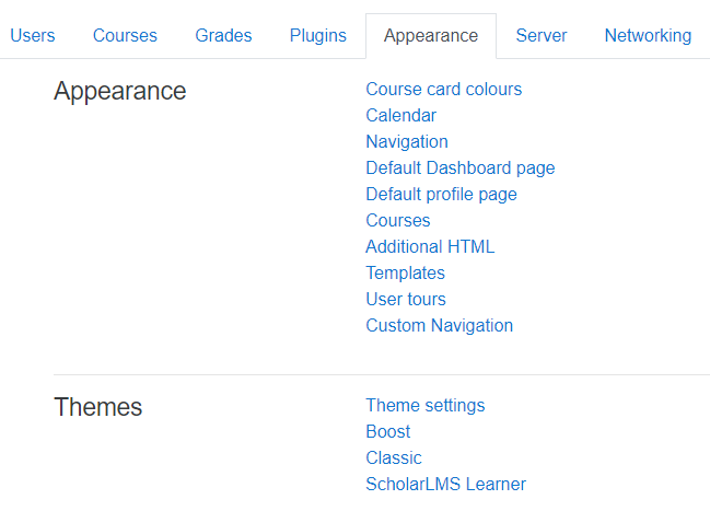 ScholarLMS customization capabilities 