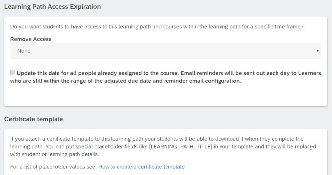 Creating a learning path in Litmos LMS