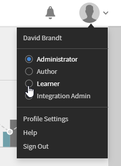 Profile in Captivate Prime LMS