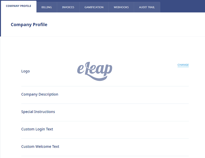 Branding in eLeaP LMS