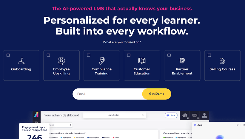 Absorb website page