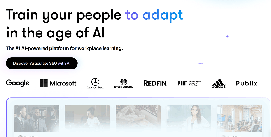 Articulate website page