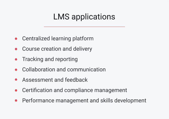 LMS applications