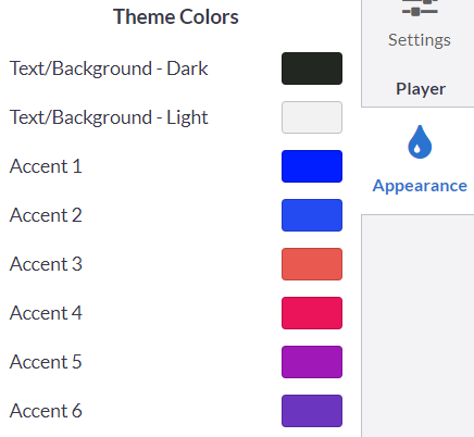 Absorb LMS custom color theme