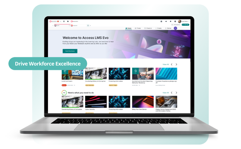 Access Learning LMS interface