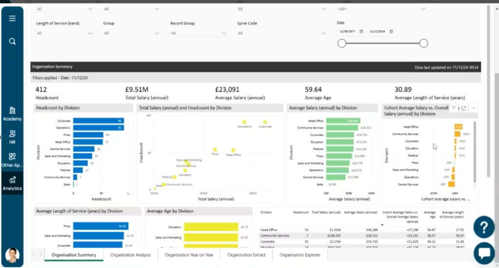 Ciphr LMS interface