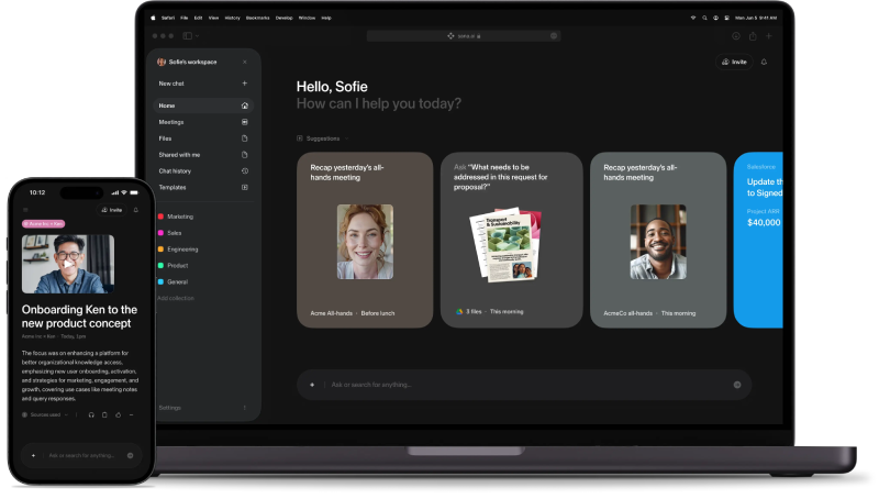 Sana Learn workspace