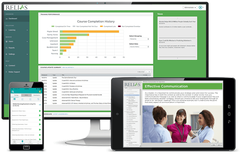 Relias compliance training software