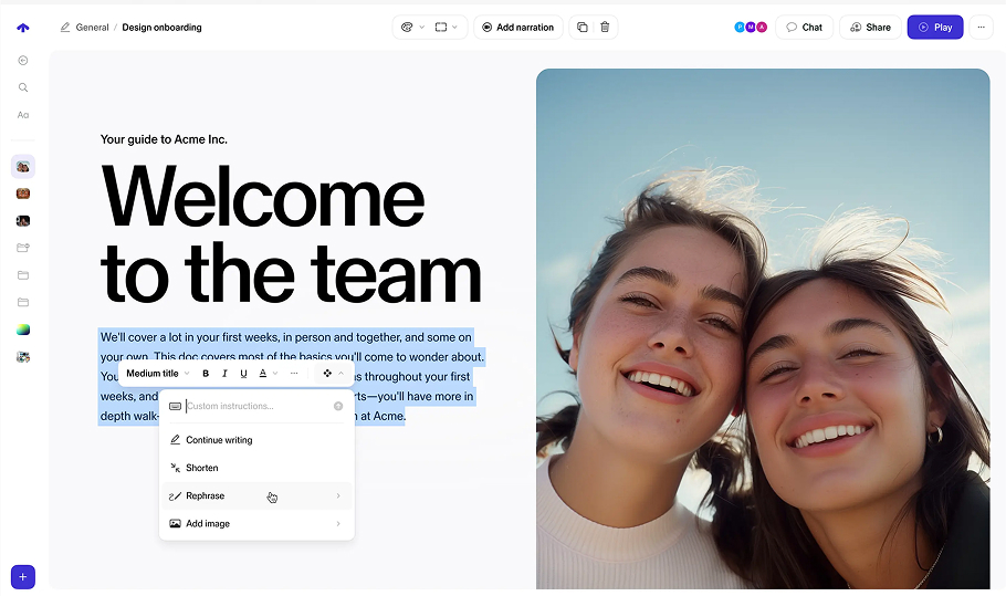 Sana Learn LMS interface