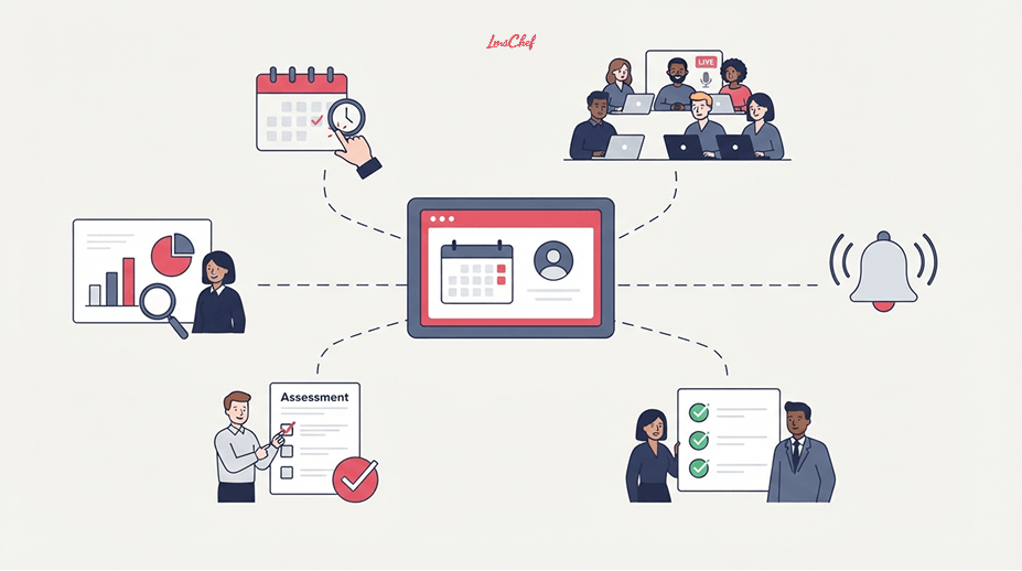 ILT session management in a learning management system