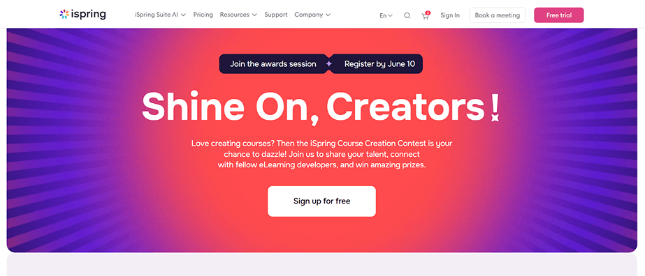 iSpring Course Creation Contest
